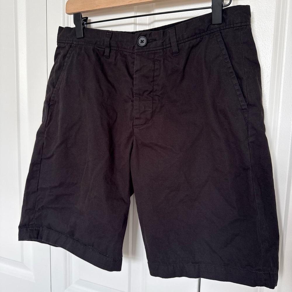 All Saints Mens Bermuda Chino Shorts‎ Black Size 30 Summer Vacation